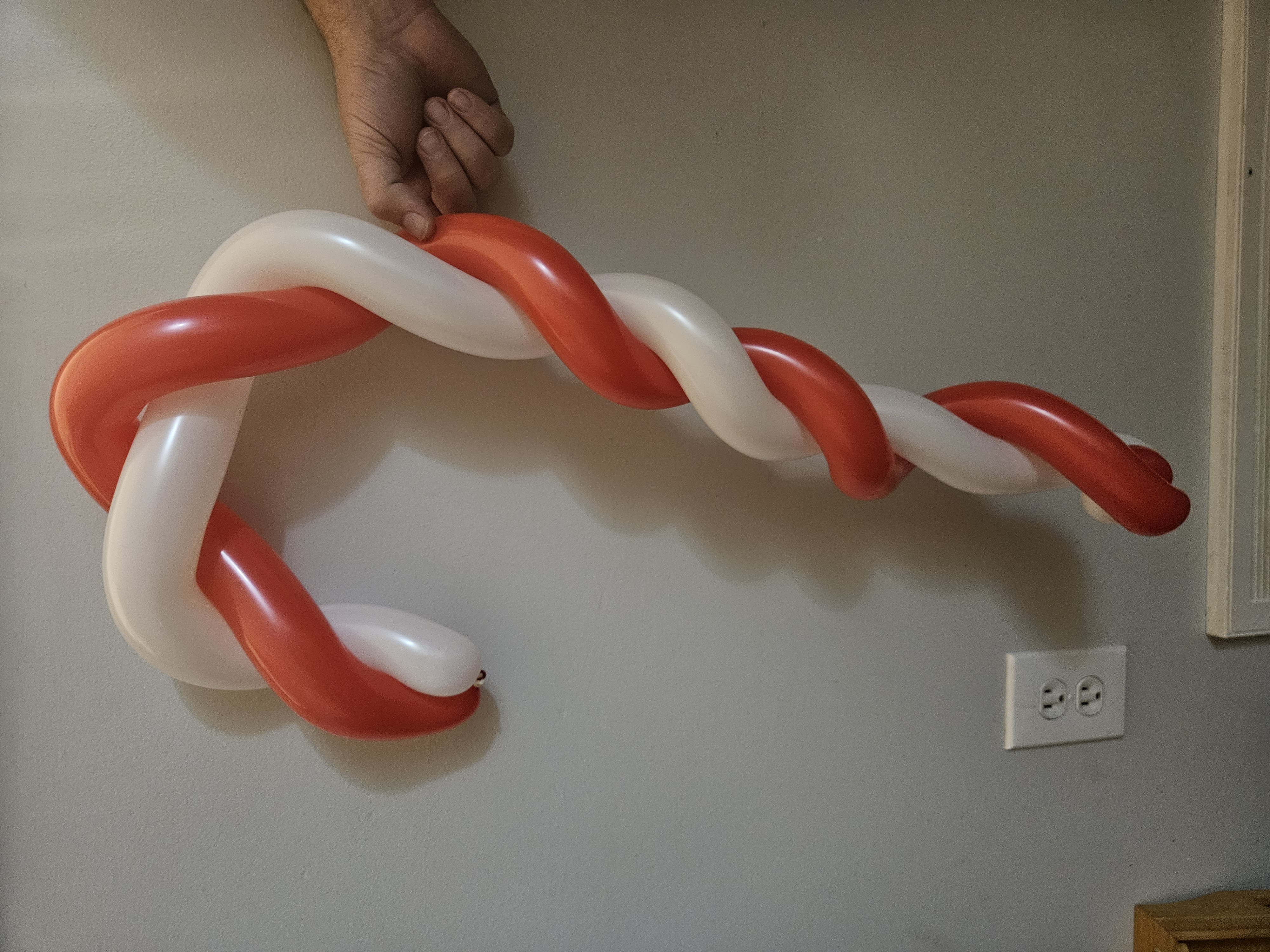 balloon candy cane
