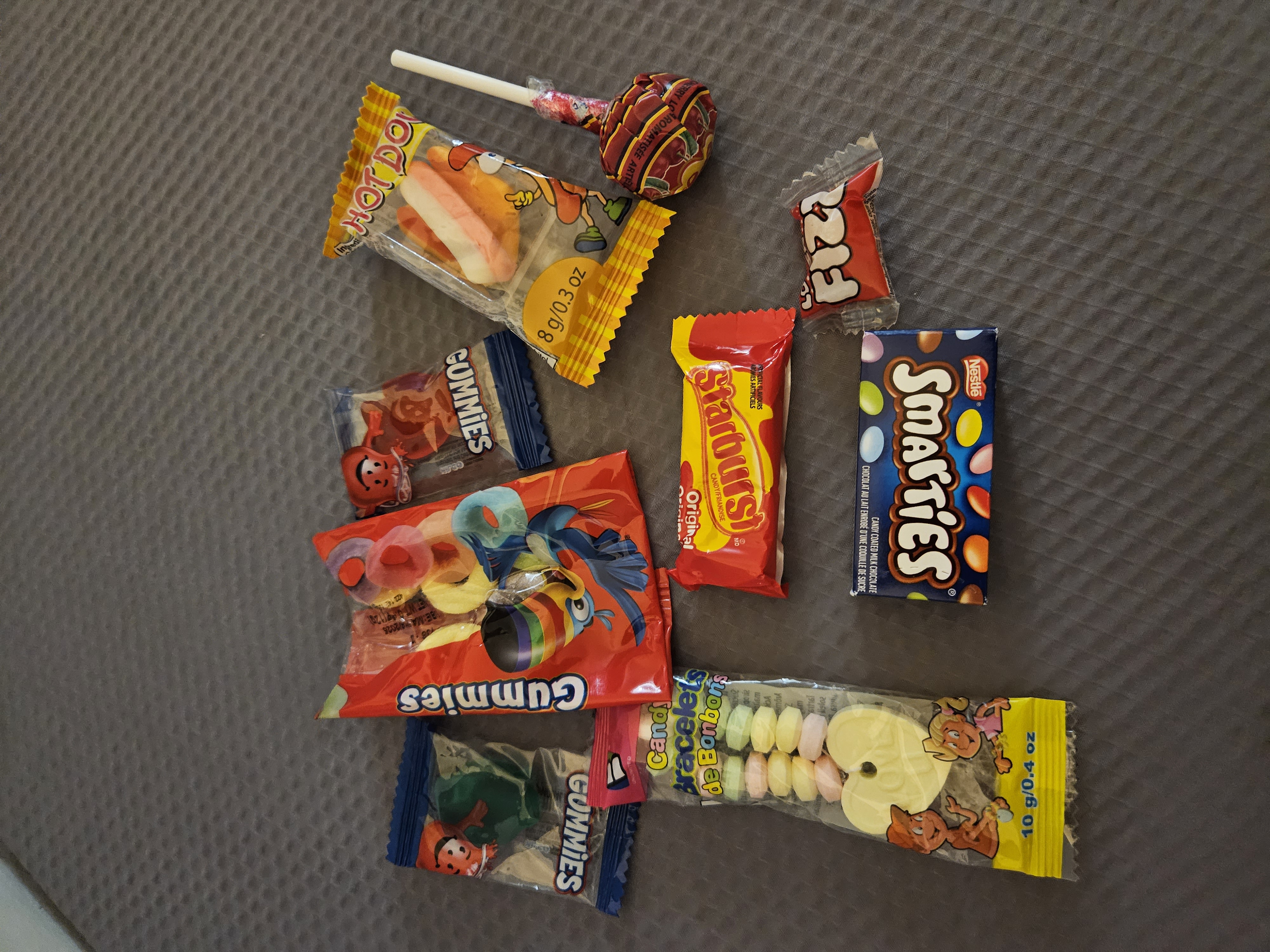 image of different candies for the candy cups